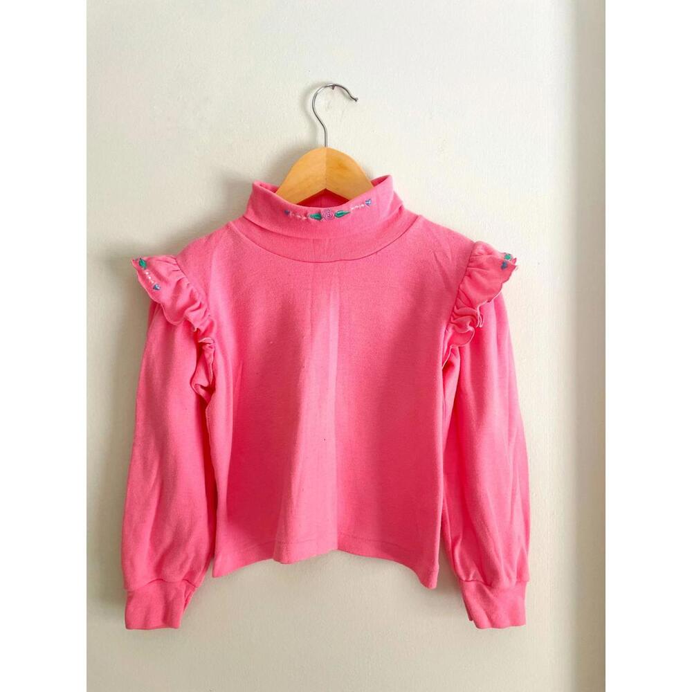 Vintage 1980's Girls Sportease Turtleneck